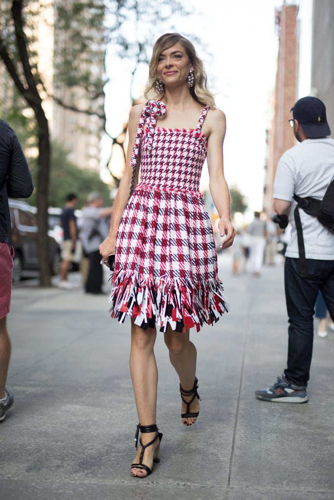 Wear a Cute Checkered Dress