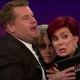 James Corden Gets "Touchy-Feely" With Jamie Lee Curtis and Sharon Osbourne