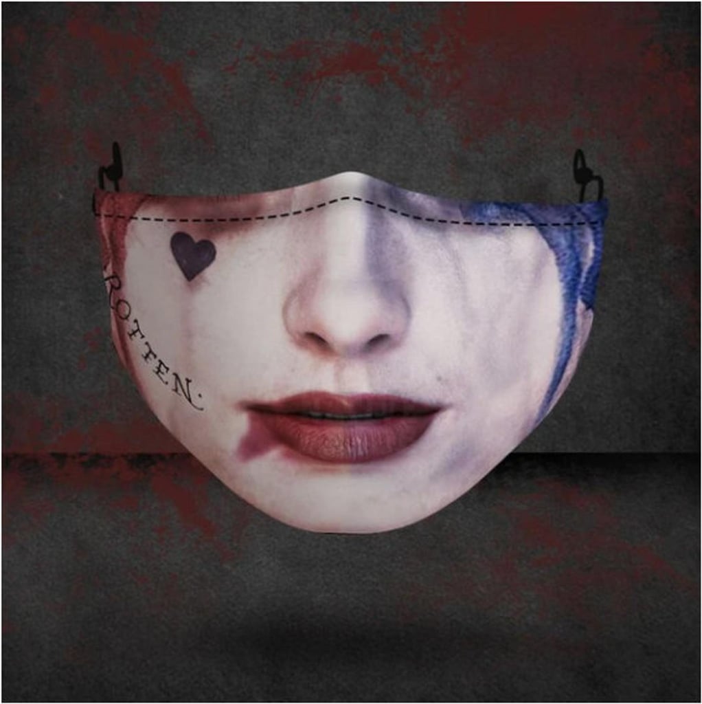 Harley Quinn Joker Horror Halloween Face Mask
