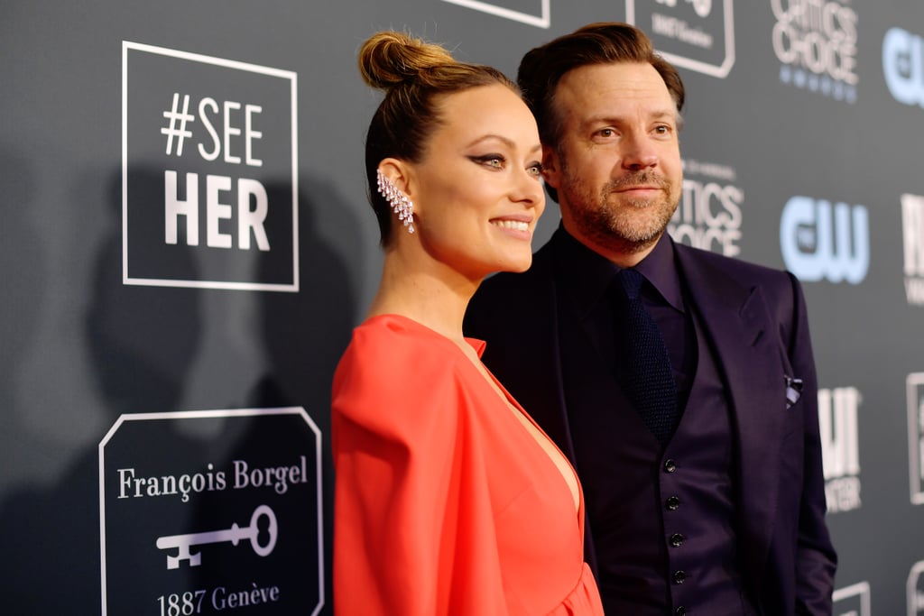 Olivia Wilde and Jason Sudeikis at the 2020 Critics' Choice Awards