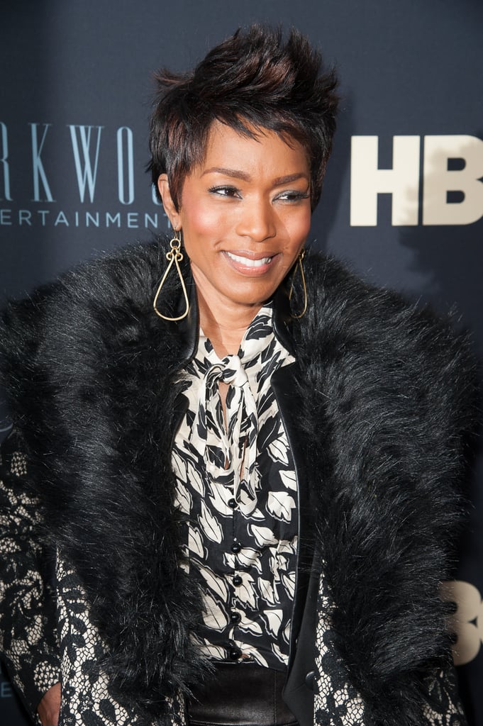 Angela Bassett With a Pixie Cut Angela Bassett With a Pixie Cut