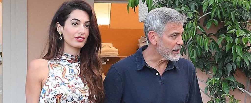 Amal Clooney Dragon-Print Dress