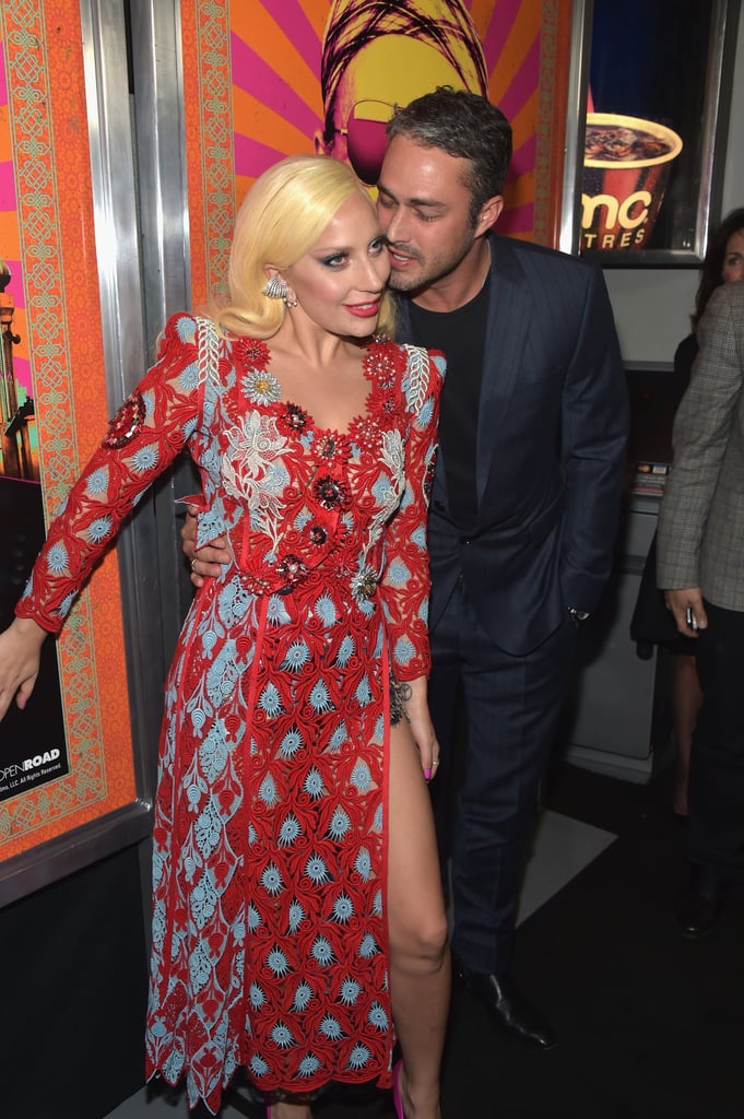 Lady Gaga and Taylor Kinney at the Rock the Kasbah Premiere