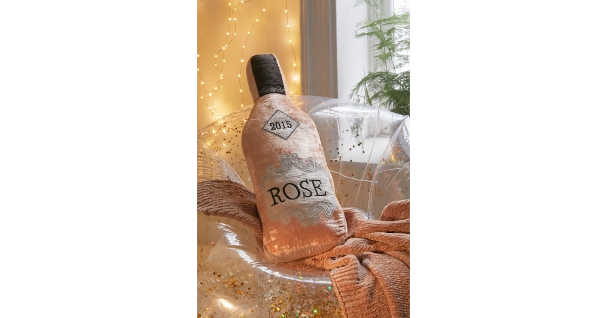 rose bottle pillow