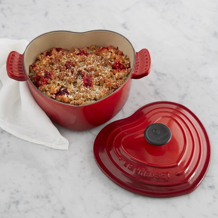 Le Creuset Cast-Iron Heart-Shaped Dutch Oven, 2 Qt.