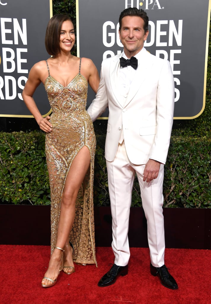 Bradley Cooper and Irina Shayk at the 2019 Golden Globes