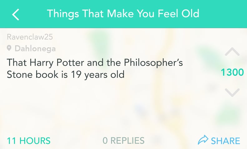 Wishing you could reread Harry Potter for the first time all over again.