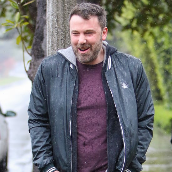 Ben Affleck Out in the Rain in LA March 2017