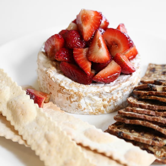 Balsamic-Glazed Strawberries and Brie Appetizer