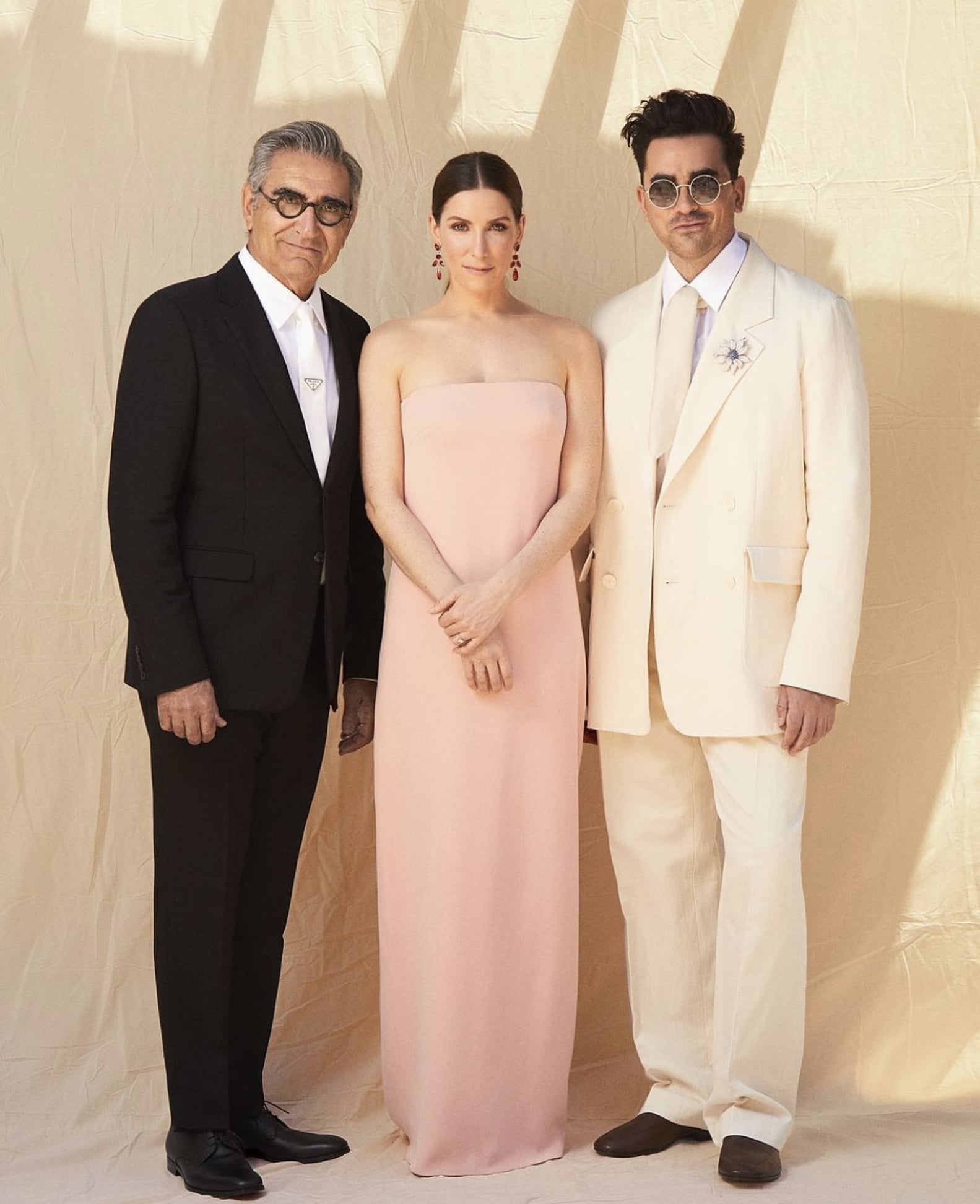 Sarah Levy's "Oh Schitt!" Clutch at SAG Awards 2021 PS Fashion