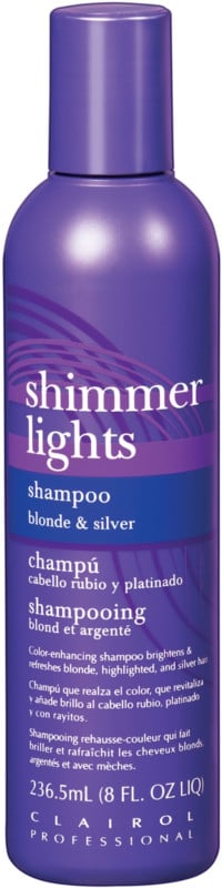最好的紫银色头发的洗发水:伊卡璐闪烁灯紫色洗发水金色和银色的头发