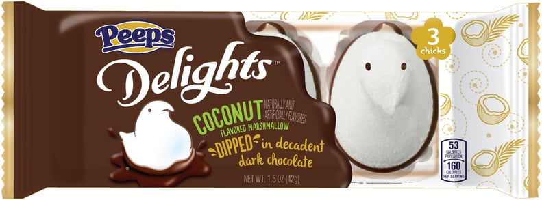 Peeps Delights Coconut Flavored Marshmallow Dipped in Decadent Dark Chocolate (~$2)