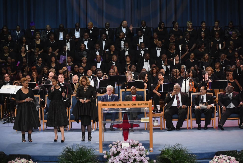 Aretha Franklin Funeral Pictures