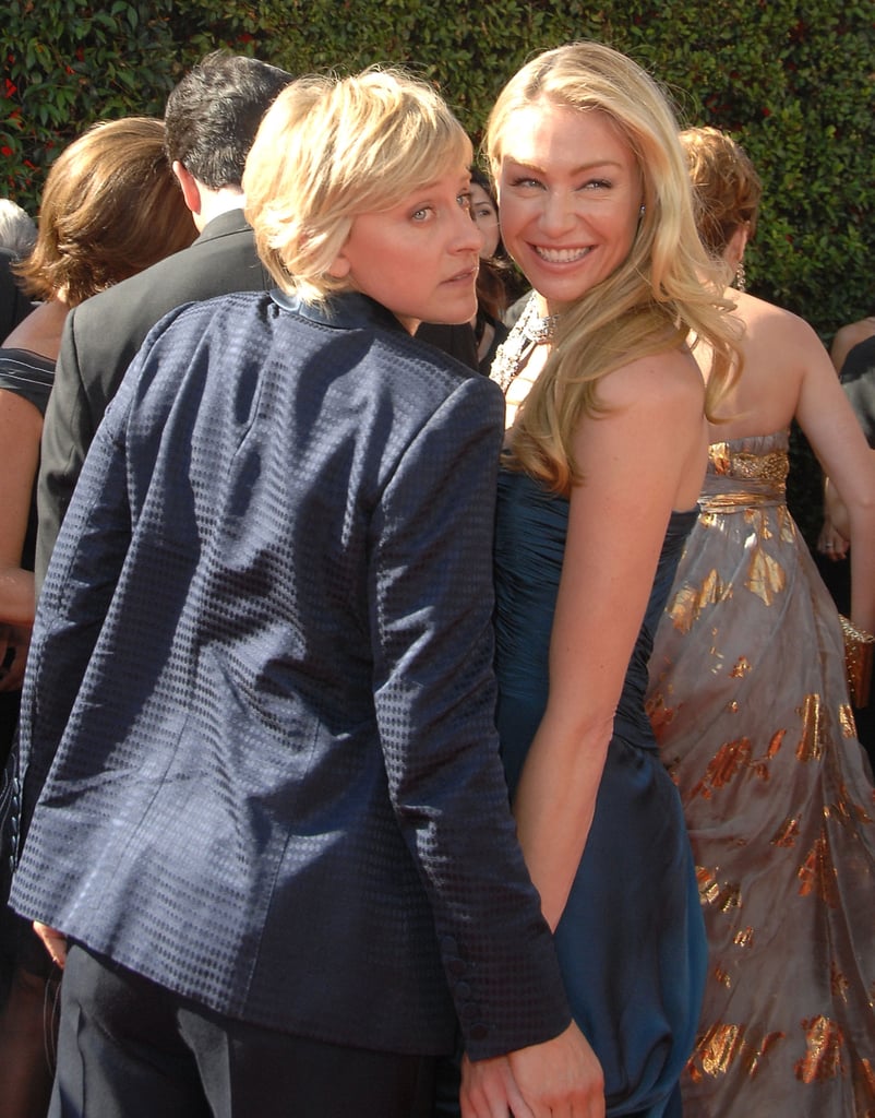 Cute Portia de Rossi and Ellen DeGeneres Pictures