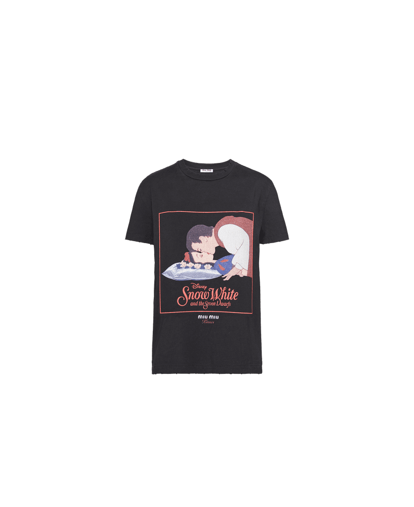 Miu Miu's Kisses Jersey T-Shirt
