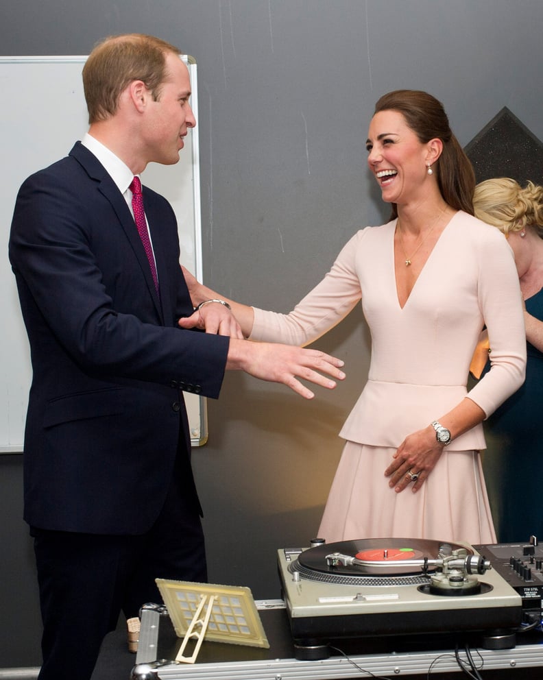 "I know, William — I'm a much better DJ than you are."