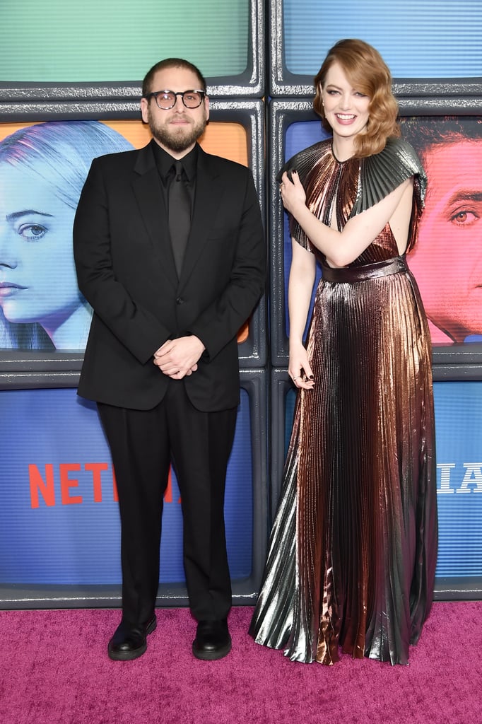 Emma Stone and Jonah Hill at Maniac Premiere 2018