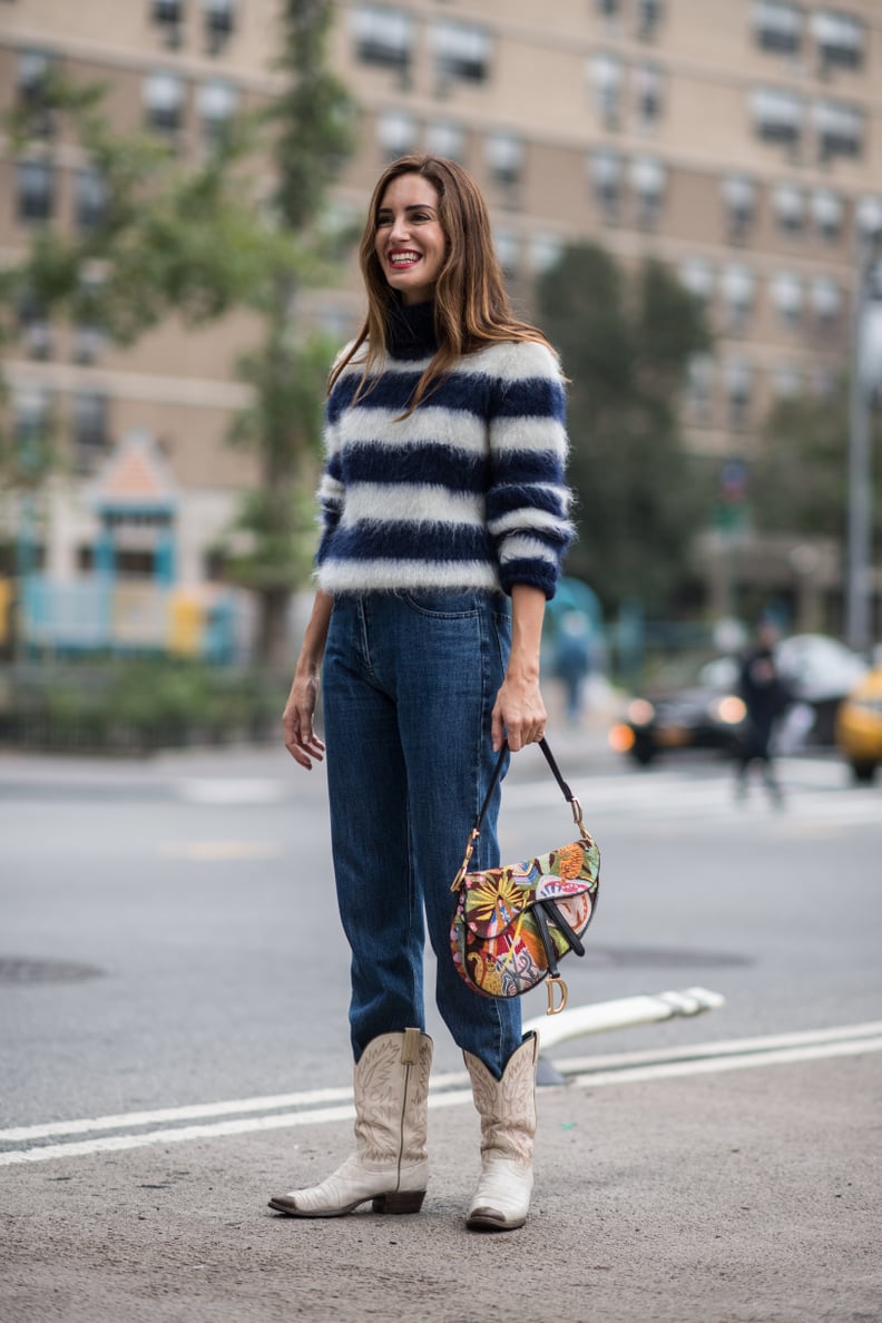 Tuck Your Jeans Into Cool Cowboy Boots, Instead of Opting For the Same Old Sneakers