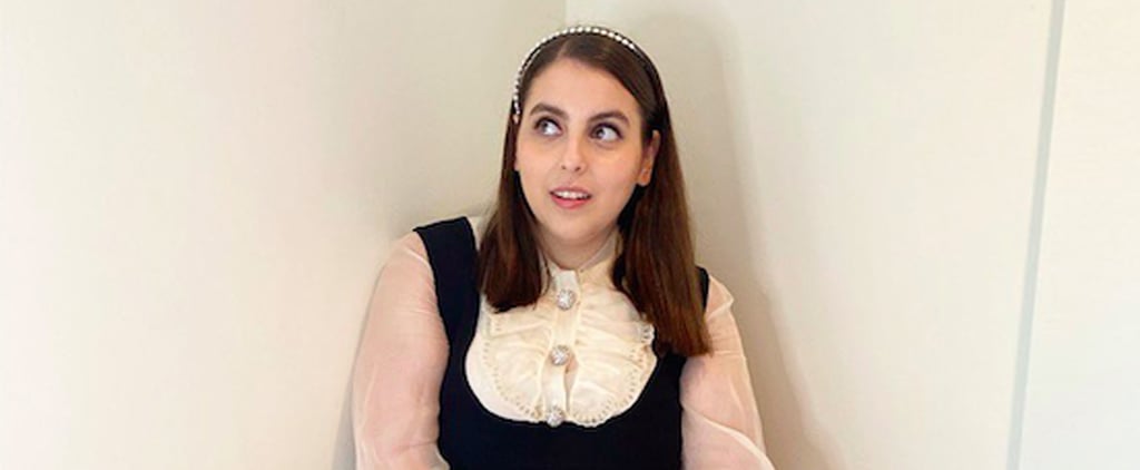 Beanie Feldstein Channels Blair Waldorf in Miu Miu