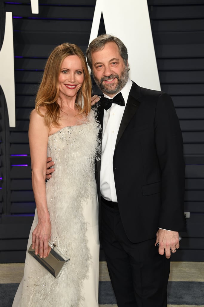 Judd Apatow and Leslie Mann at the Vanity Fair Oscar Party