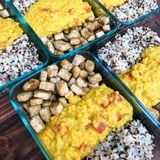 Vegan Curried Coconut Lentils, Tofu, and Quinoa Meal Prep