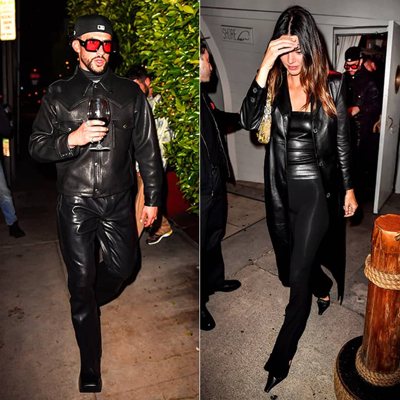 Kendall Jenner and Bad Bunny sport matching outfits for date night