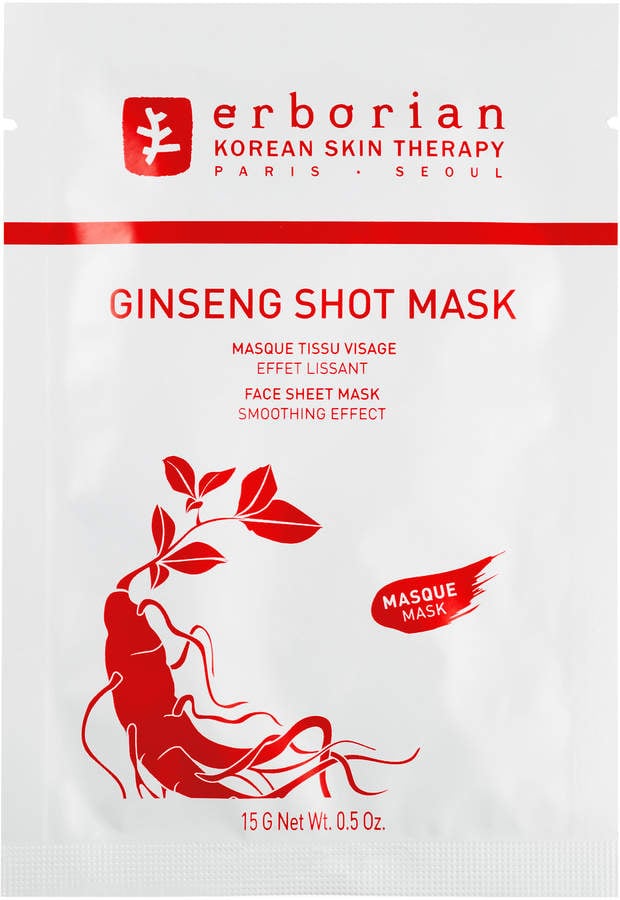Erborian Ginseng Shot Mask Best Sheet Masks 2018 POPSUGAR Beauty