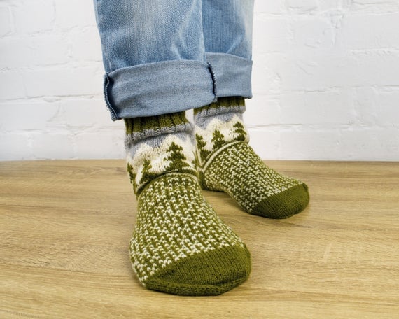 Hand Knitted Wool Socks