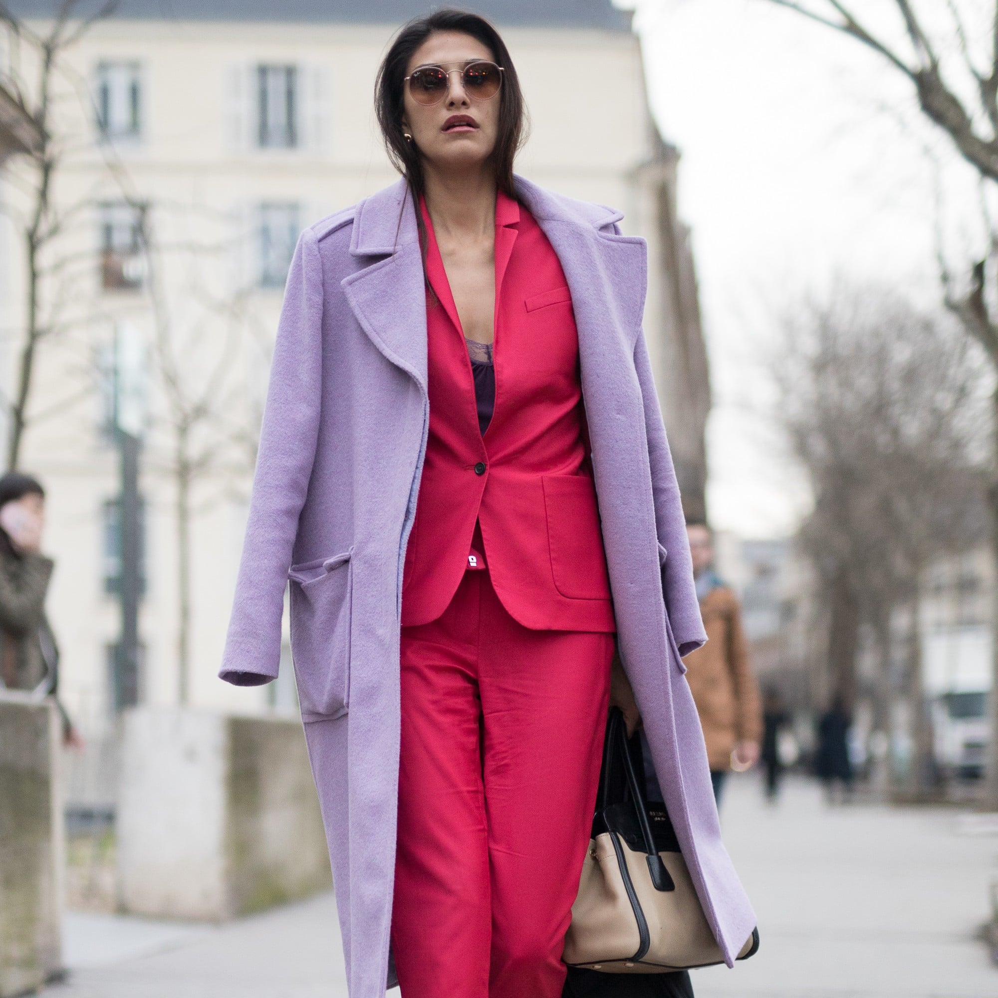 purple and green combination dresses