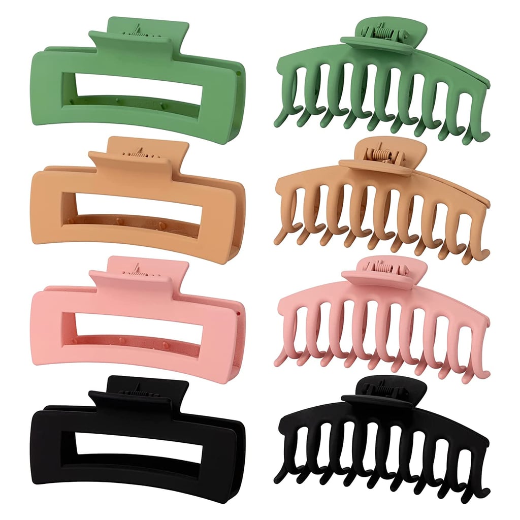 8 Pack Large Hair Claw Clips