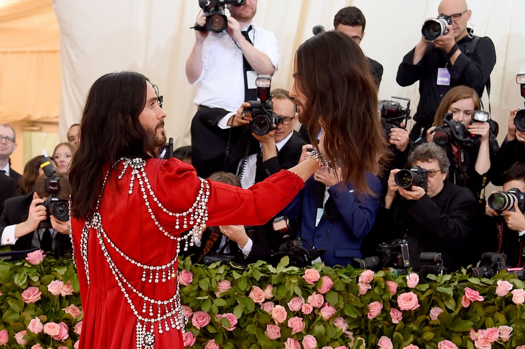 Jared Leto Carries Head at the Met Gala 2019