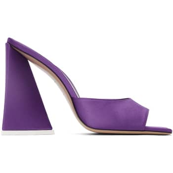 Dua Lipa's The Attico Royal-Purple Heeled Mules | Instagram | POPSUGAR ...