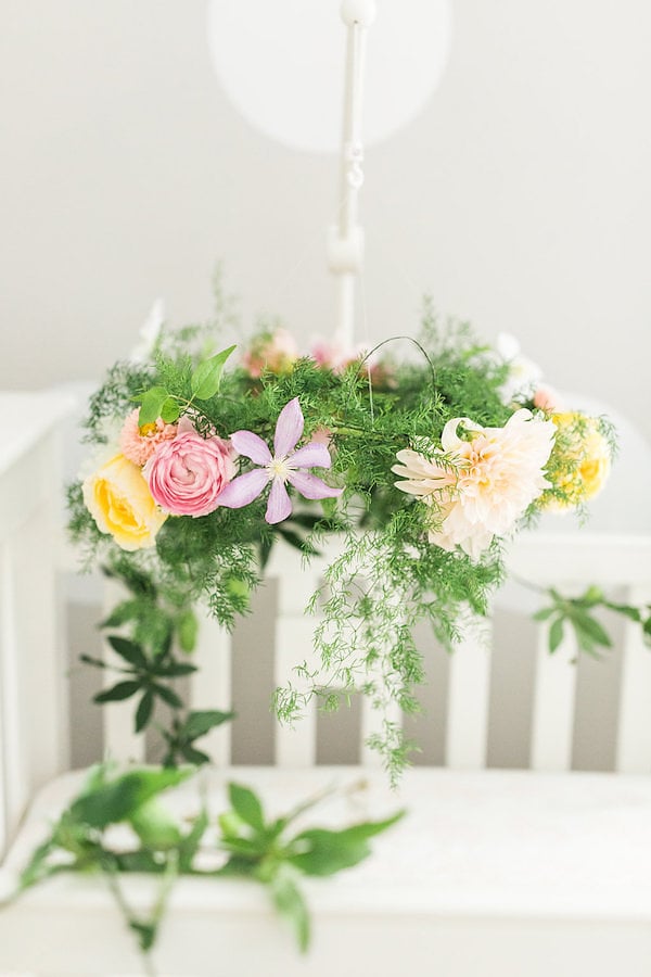 Flower Crown Newborn Photo Shoot