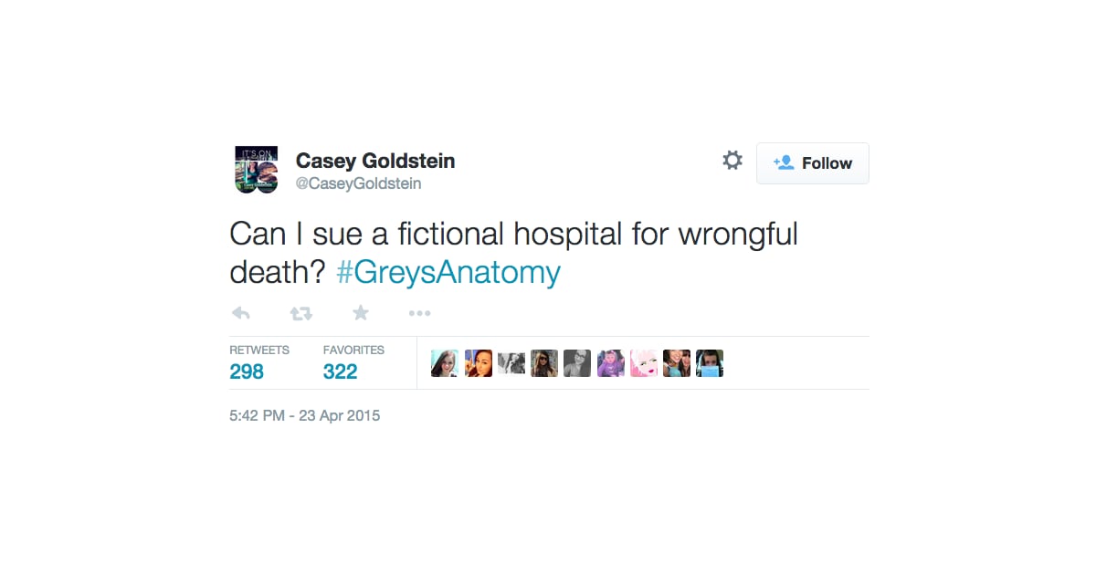 Reactions to Derek Shepherd's Death on Grey's Anatomy | POPSUGAR