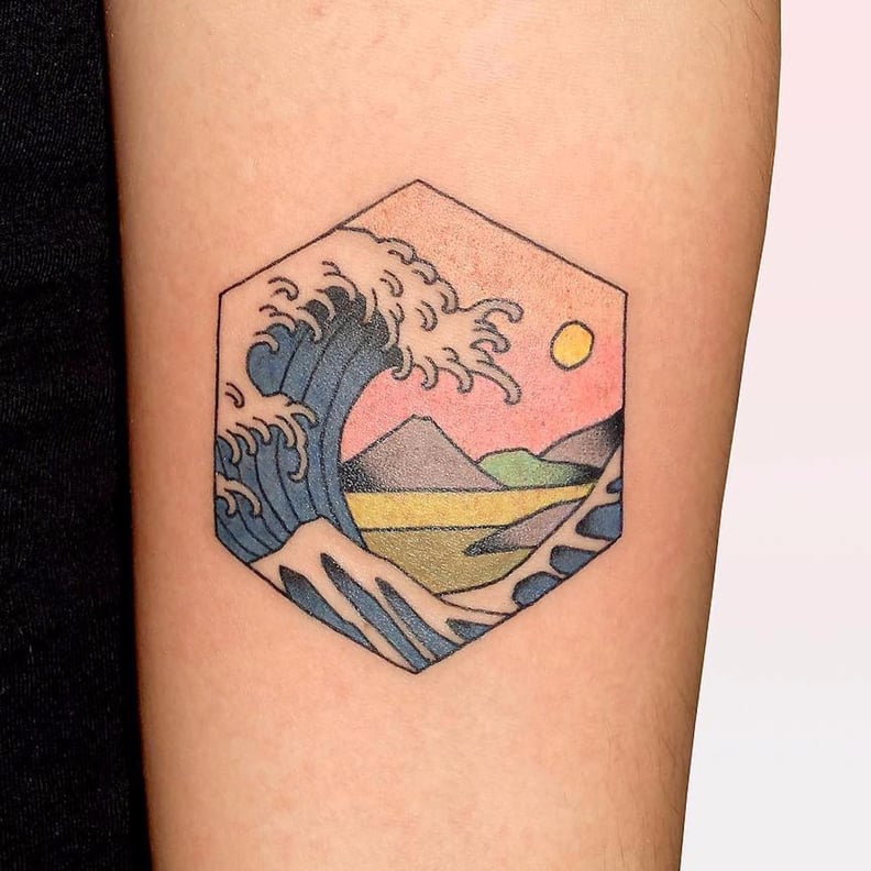 Japanese Woodblock Tattoos POPSUGAR Beauty