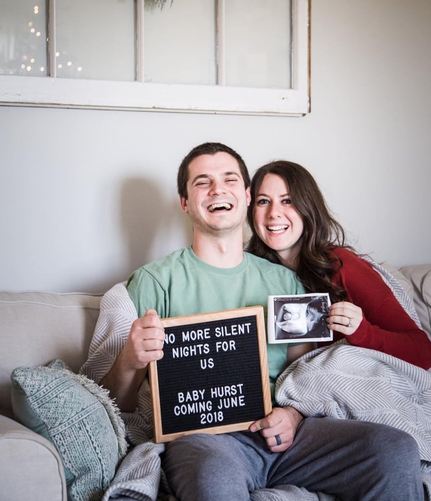 Winter Pregnancy Announcement Ideas Popsugar Family