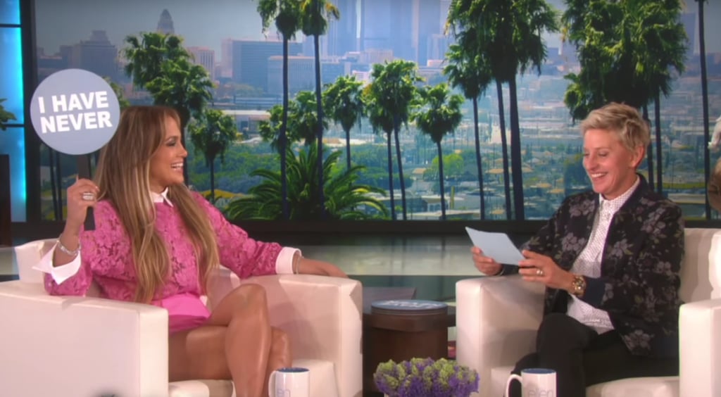 Jennifer Lopez Playing Games on The Ellen DeGeneres Show