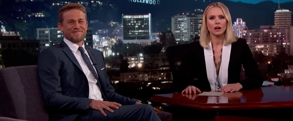 Kristen Bell Interviews Charlie Hunnam on Jimmy Kimmel Live