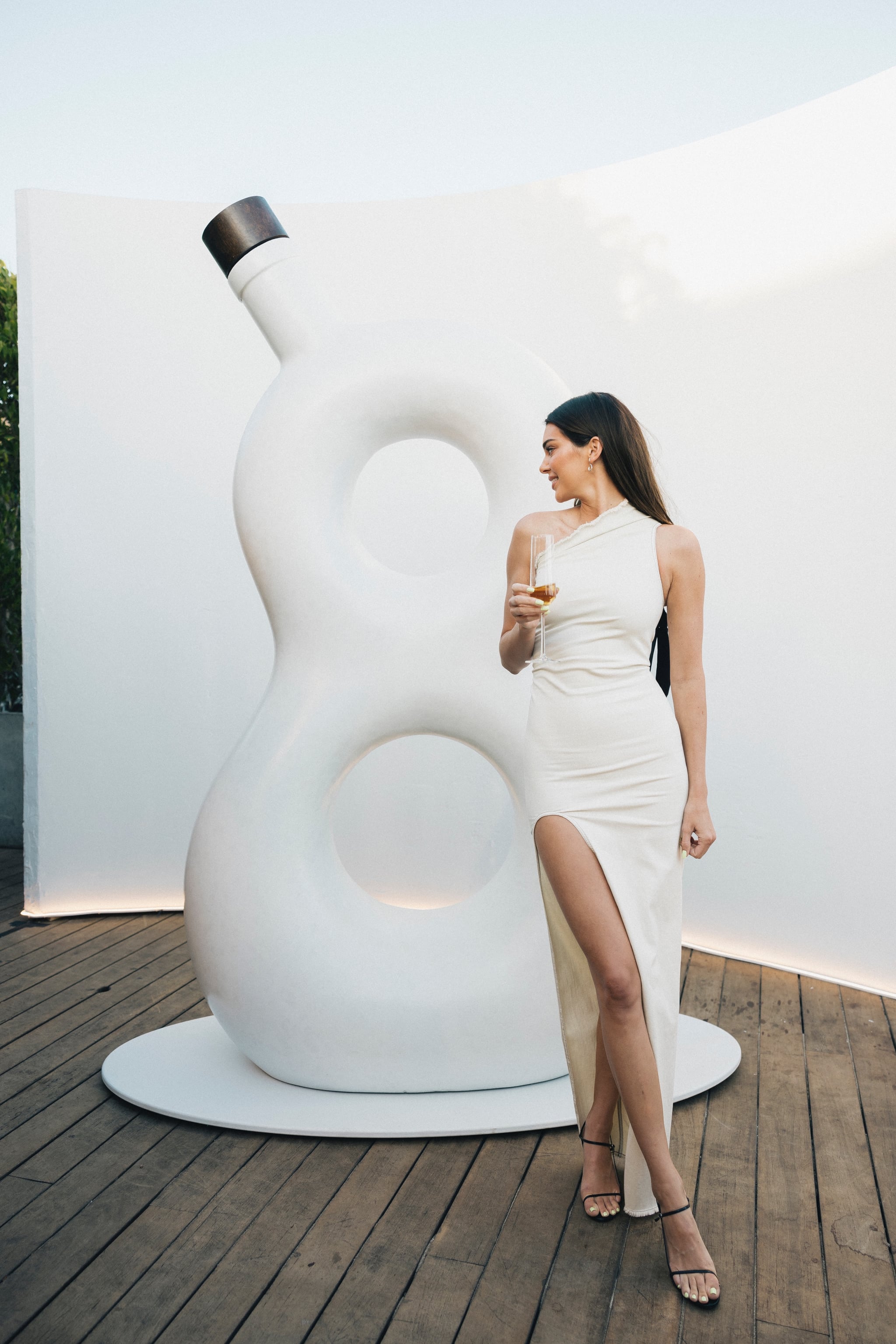 Kim Kardashian S Catsuit At Kendall S 818 Tequila Party Popsugar Fashion