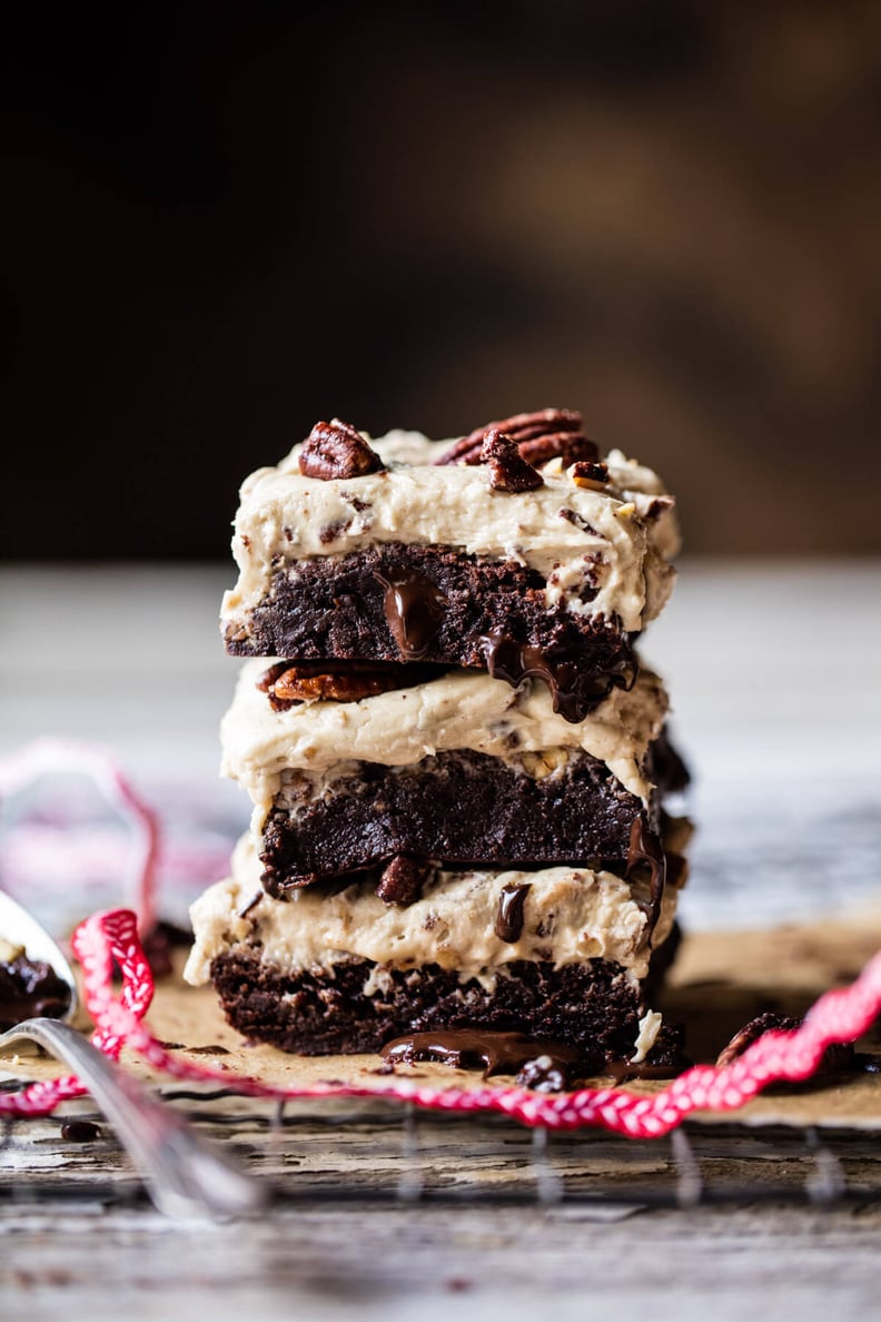 Butter-Pecan-Frosted Fudge Brownies