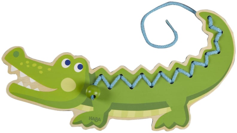 For Toddlers: Hape Crocodile Threading Animal