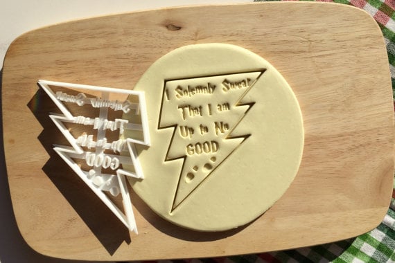 "I Solemnly Swear That I Am Up to No Good" Cookie Cutter
