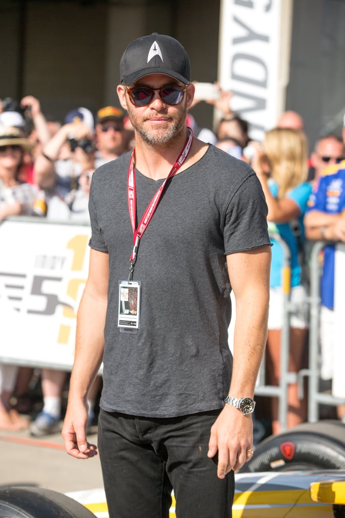 Chris Pine at Indy 500 Pictures 2016