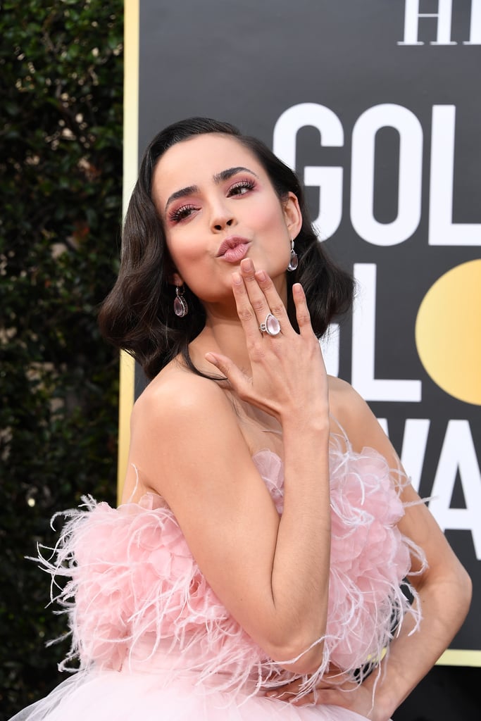 Sofia Carson Giambattista Valli Gown at Golden Globes 2020