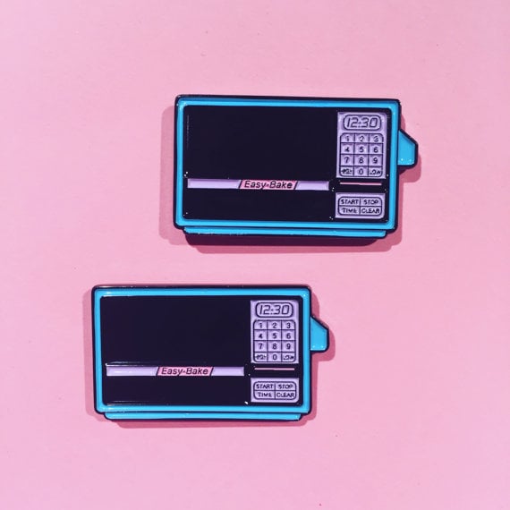Easy Bake Oven Enamel Pin