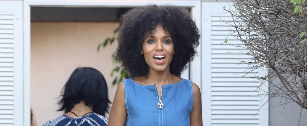 Kerry Washington With Natural Hair