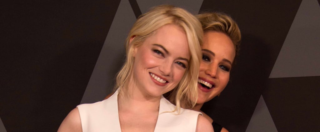 Jennifer Lawrence and Emma Stone Friendship Pictures