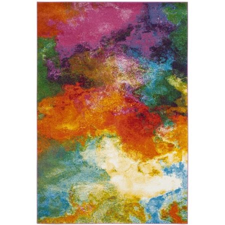 The design on the Safavieh Watercolor Allison Abstract Colorful Area Rug ($29-$364) is what you might imagine Claude Monet's paint palette to look like. Though it's packed with bright hues, they melt together nicely to ensure the rug isn't too over-the-top.