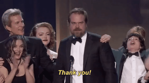 Winona Ryder Reactions at 2017 SAG Awards