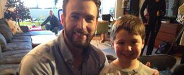 Chris Evans Visits Sick Kids in Boston | Video